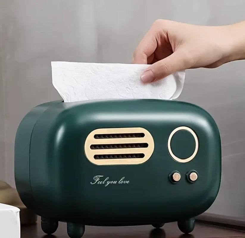 Vintage Radio Style Tissue Holder