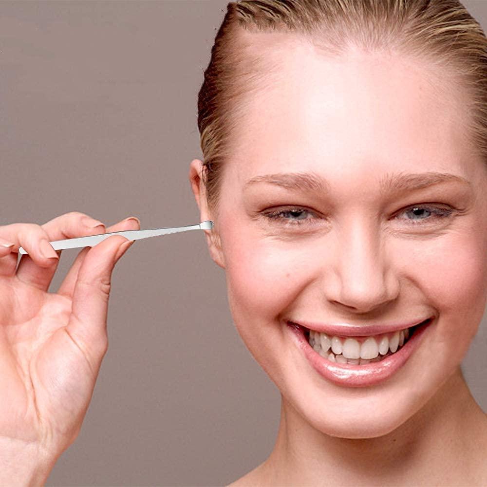 6 Pcs Ear Wax Removal Smooth Stainless Steel Kit